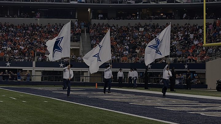 Torcida dos Dallas Cowboys no estádio